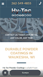 Mobile Screenshot of hy-tecpowdercoating.com